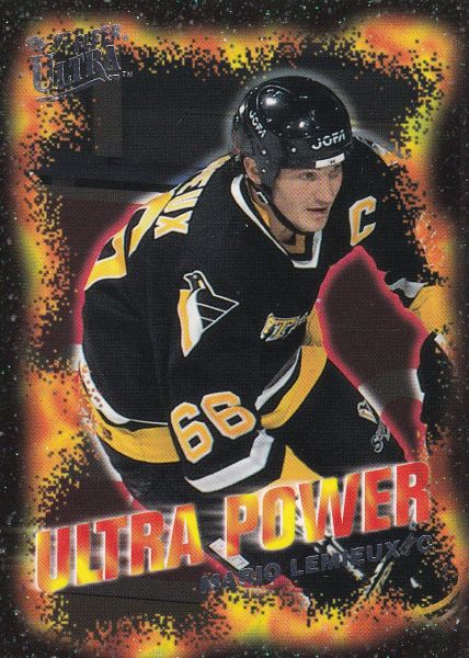 insert karta MARIO LEMIEUX 96-97 Fleer Ultra Ultra Power číslo 11 of 16